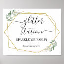 Suche nach gold glitter poster Brautparty