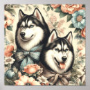 Suche nach husky poster Hundekunst