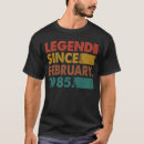 Suche nach legende seit 1985 tshirts Jahre