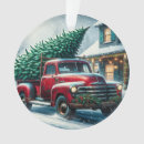 Suche nach vintager lkw ornamente Weihnachtsbaum