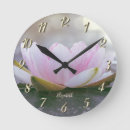 Suche nach rosa lotus wanduhren Für sie