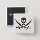 Suche nach piratenflagge buttons Totenkopf