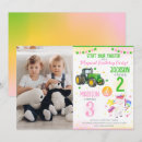 Suche nach grüner traktor einladungen Jedes kind