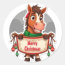 Suche nach weihnachtspferd aufkleber Süß