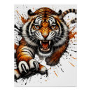 Suche nach bunter tiger poster Große katze