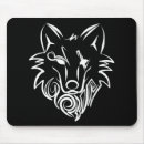 Suche nach weiße wölfe mousepads Schwarz weiß