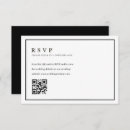 Suche nach hochzeit rsvp karten Schwarz weiß