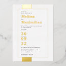 Suche nach schwarze goldhochzeit einladungen Paar