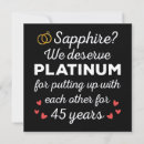Suche nach 45 hochzeitstag einladungen Saphirblau