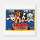 Suche nach vintage hunde magnete Werbung