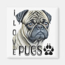Suche nach mops liebe magnete I liebe möpsen