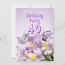 Suche nach 40 jahre alt einladungen Blume