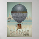 Suche nach vintager heißluftballon poster Luftschiff