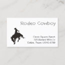 Suche nach rodeo visitenkarten Silhouette