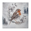 Suche nach rotkehlchen fliesen Aquarell