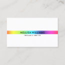 Suche nach regenbogenfarben visitenkarten Minimalistisch