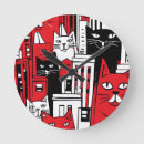 Suche nach katzen wanduhren Katzenkunst