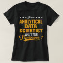 Suche nach analytiker tshirts Stelle