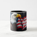Suche nach weißkopfseeadler tassen Amerikanische flagge