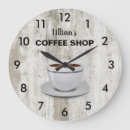 Suche nach schwarzer kaffee wanduhren Weiß