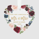 Suche nach marsala ornamente First christmas married