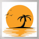 Suche nach retro strand poster Sonnenuntergang