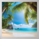 Suche nach palmen und strand poster Natur