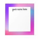 Suche nach farbige notizblock Personalisiert