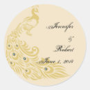 Suche nach pfau umschlag aufkleber Gold