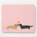 Suche nach liebe dackel mousepads Herz