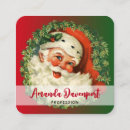 Suche nach weihnachtsmann visitenkarten Weihnachten