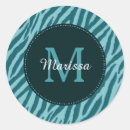 Suche nach monogramm zebra aufkleber Modern