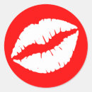 Suche nach roter lippenstift aufkleber Weiß