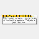 Suche nach tailgating autoaufkleber Vorsicht