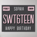 Suche nach 16 geburtstag poster Für sie