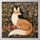 Suche nach vintager fuchs poster Abstrakt
