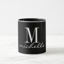 Suche nach und weißes monogramm tassen Elegant