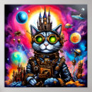 Suche nach space cats poster Kitty