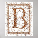 Suche nach buchstabe b poster Monogramm