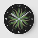 Suche nach grün blätter wanduhren Für sie