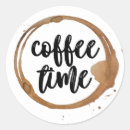 Suche nach kaffeezeit aufkleber Typografie