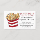 Suche nach fast food visitenkarten Pommes frites