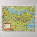 Suche nach boston map poster Vintage