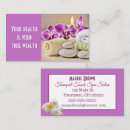 Suche nach wellness center und salon visitenkarten Gesundheit