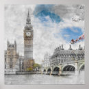 Suche nach london big ben poster Aquarell