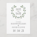Suche nach rustikal save the date postkarten Eukalyptus blätter