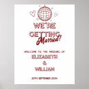 Suche nach retro hochzeits poster Groovy