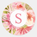 Suche nach watercolor wreath aufkleber Monogramm