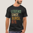 Suche nach legende seit 1979 tshirts Geboren