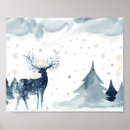Suche nach winter scene poster Blau